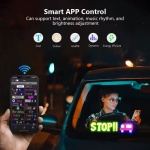 Cartel LED RGB pantalla flexible interactiva de auto Niv-42 - Image 5