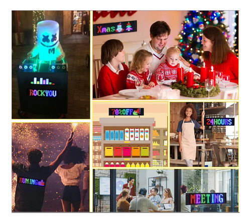 Cartel LED RGB pantalla flexible interactiva de auto Niv-42 - Image 9