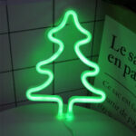 Cartel led neón arbolito verde - Image 4