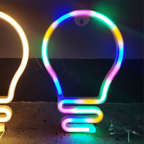 Cartel neón LED forma de foco - Image 17