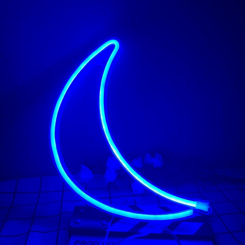 Cartel media luna neon a USB y a pilas A10 - Image 8