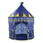 Castillo plegable juego pelotero azul - Imagen 6