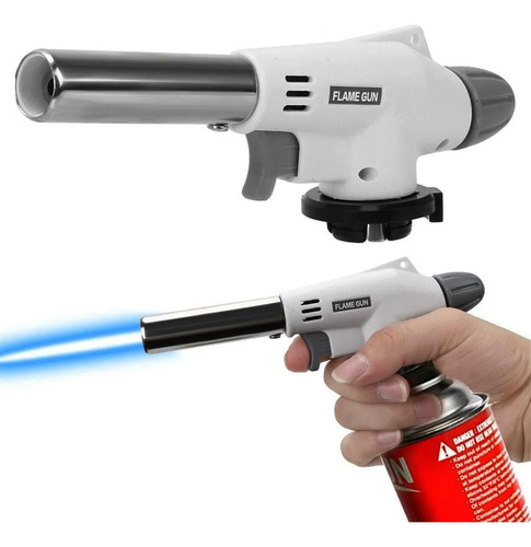 Combo Soplete Flambeador + 1 Mini Garrafa Gas Butano - Image 14