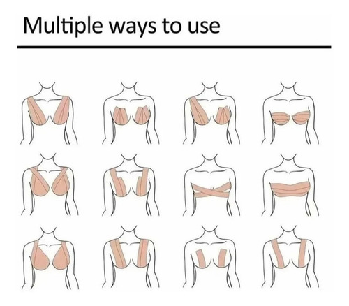 Corpiño cinta adhesiva levanta busto - Image 4