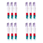 Corrector Escolar Liquid Paper Blanco Lapiz Filgo 7 Ml X12