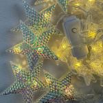 Cortina estrellas 100 LED luz cálida Ln351 - Image 3