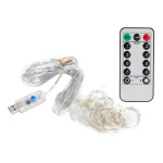 Cortina Led 3 x 3 mts RGB con Usb y control remoto - Image 4