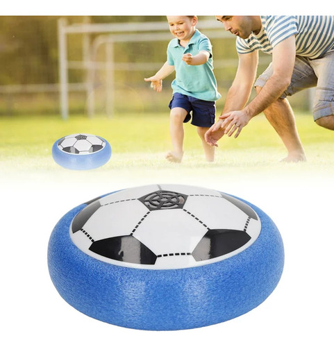 Disco Pelota De Futbol Flotadora Luminosa A Pilas Tipo Tejo - Imagen 10