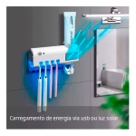 Dispenser Dental Porta Cepillos De Dientes Luz Uv Baño 90501 - Image 6