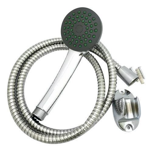 Duchade Mano Cromada + Soporte + Manguera