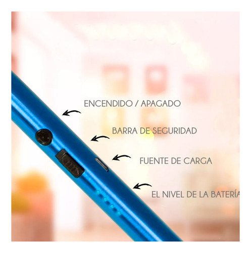 Encendedor Eléctrico Chispero Recargable Usb Plasma B1607 - Image 7