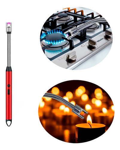 Encendedor Eléctrico Chispero Recargable Usb Plasma B1607 - Image 10