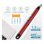 Encendedor Eléctrico Chispero Recargable Usb Plasma B1607 - Image 2