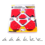 Escuadras Para Soldadura Flechas Magnéticas 6 Piezas - Image 2