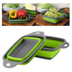 Escurridor Plegable Colador Silicona Frutas Verduras - Image 21