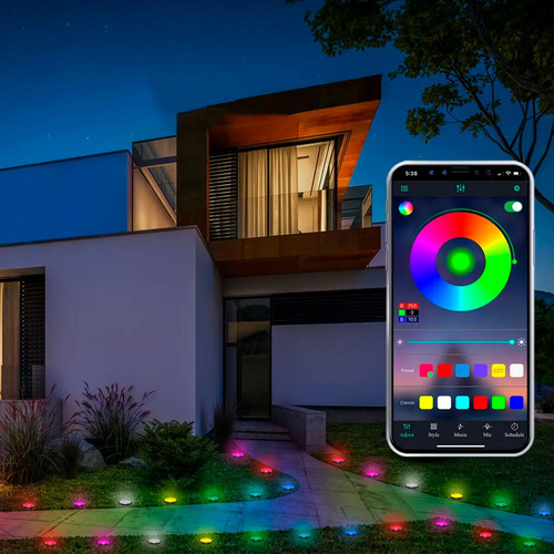 Estacas Led para el jardín marca caminos 15 luces multicolor 7222 - Image 6