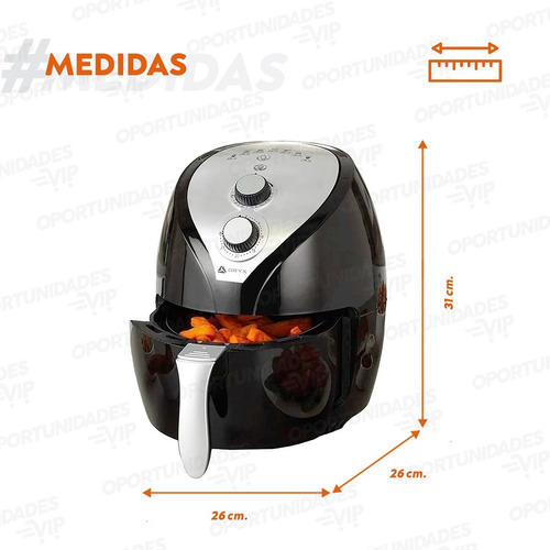 Freidora De Aire Eléctrica Sin Aceite De Cocina Or-3202 - Image 2