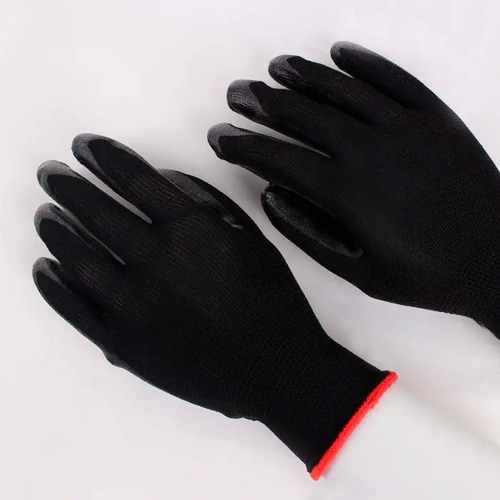 Guantes Trabajo Antideslizantes Reforzados Tela Y Goma 300# - Image 13
