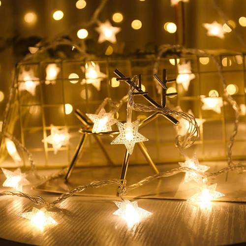 Guirnalda 20 estrellas luces LED - Image 1