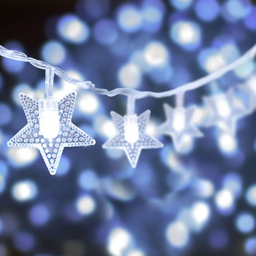 Guirnalda 20 estrellas LED blancas - Image 6