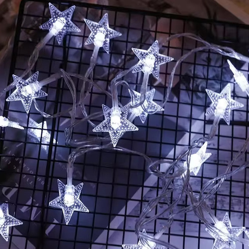 Guirnalda 20 estrellas LED blancas - Image 8