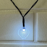 Guirnalda tira 10 corazones luces LED 20-01bl - Imagen 2