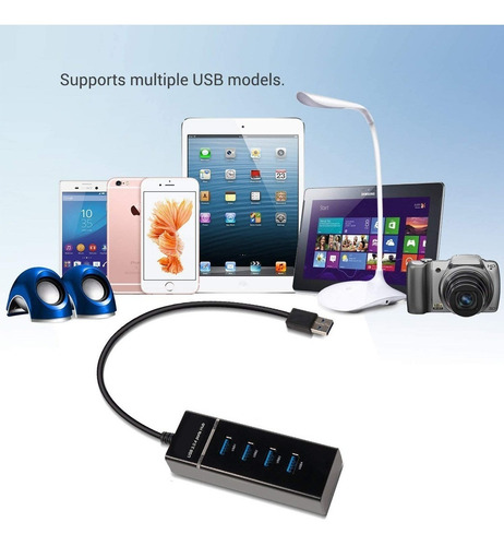 Hub Usb 3.0 De Alta Velocidad 4 Puertos Carga Rapida Y Datos - Image 7