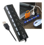 Hub Usb 7 Puertos Multiplicador Extensor Carga Y Datos Aae - Image 11