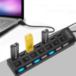 Hub Usb 7 Puertos Multiplicador Extensor Carga Y Datos Aae - Image 6