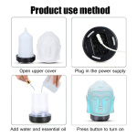 Humidificador Buda Yoga Con Luz Led Difusor Multicolor 24483 - Image 5