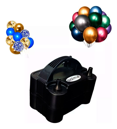 Inflador Eléctrico De Globos Con Doble Pico Fiestas Ig01 - Image 8