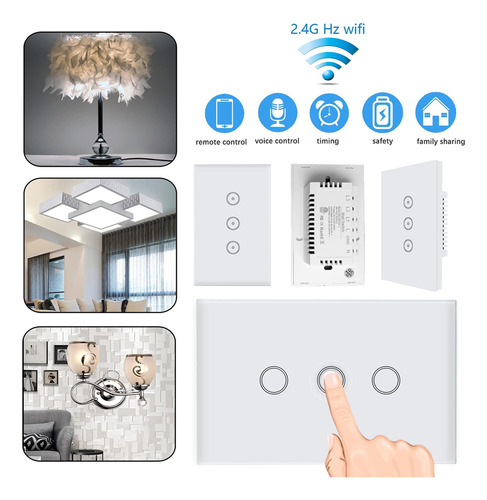 Interruptor tecla inteligente con WiFi Il540 - Imagen 2