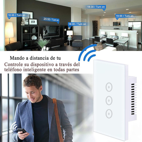 Interruptor tecla inteligente con WiFi Il540 - Imagen 3