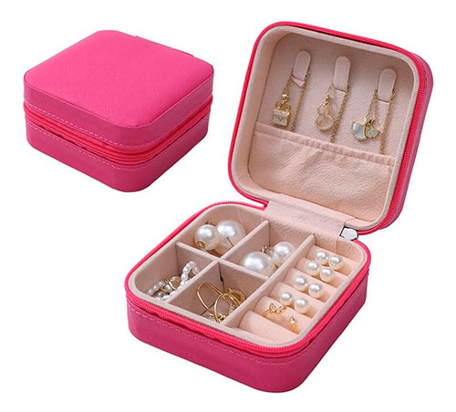 Joyero caja organizador portátil viajero anillos aros 14079 - Image 19