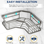 Soporte esquinero de baño 5 estantes F205 - Imagen 14