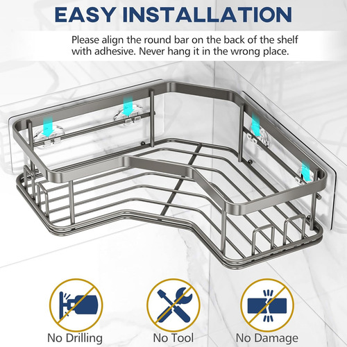 Soporte esquinero de baño 5 estantes F205 - Imagen 14