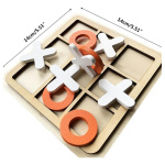 Juego De Mesa Tateti Madera Tablero Entretenimiento Mt08954 - Image 6