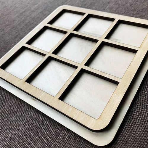 Juego De Mesa Tateti Madera Tablero Entretenimiento Mt08954 - Image 5