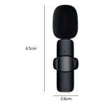 Kit 2 Microfonos Corbateros Inalambrico Celular Tipo C K9-tc - Imagen 4