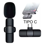 Kit 2 Microfonos Corbateros Inalambrico Celular Tipo C K9-tc - Imagen 2