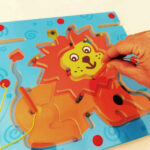 Laberinto Juego Didáctico De Madera Infantil Cubeta - Image 7