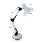 Lampara de escritorio 2 en 1 con base de apoyo y morza ajustable - Image 3