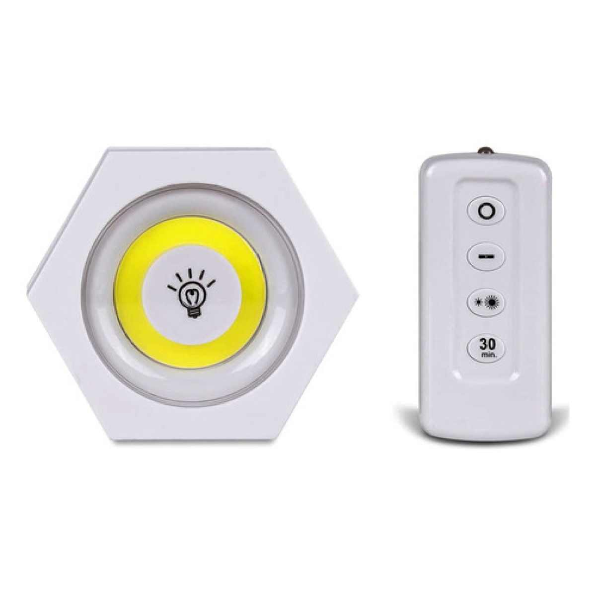 Lámpara de luz led inalámbrica a pilas - Con control remoto - Image 1