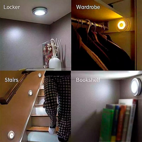 Lámpara de luz led inalámbrica a pilas - Con control remoto - Image 6