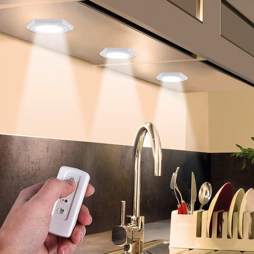 Lámpara de luz led inalámbrica a pilas - Con control remoto - Image 9