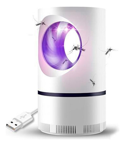 Lampara Repelente Atrapa Insectos Mata Mosquitos Usb Ln6008 - Image 3