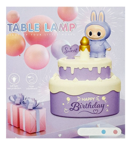 Lámpara velador torta labubu USB Tl68 - Image 4