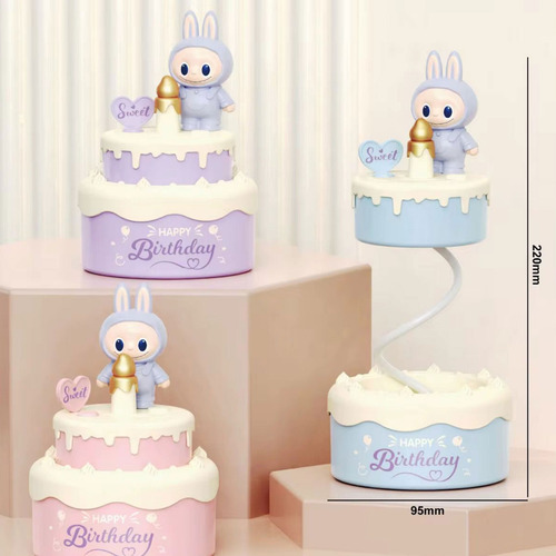 Lámpara velador torta labubu USB Tl68 - Image 6