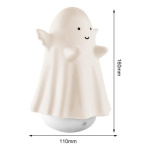 Velador led táctil recargable vía usb fantasma con control - Image 5