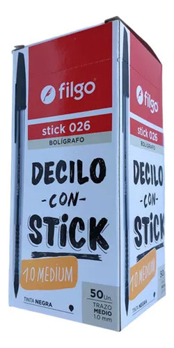 Lapiceras X50 Filgo Tinta En Caja Colores 024 Stick 90506 - Image 17